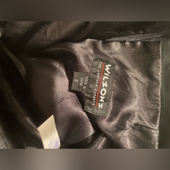 Wilsons 100% Leather Pencil Skirt, size 2 - Picture 4 of 5